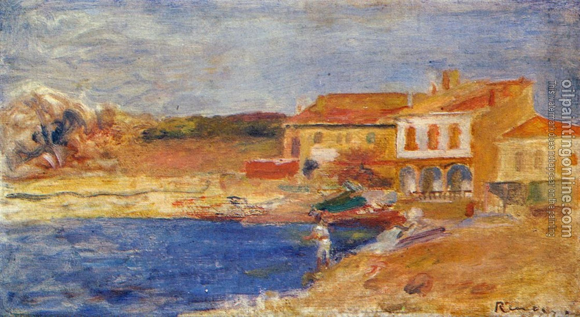 Renoir, Pierre Auguste - Houses by the Sea